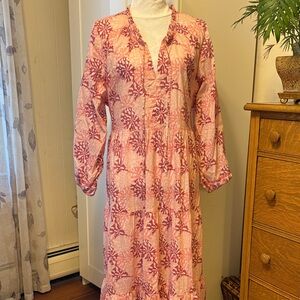 Tuckernuck Dusty Rose Nautilus Shell Paloma Dress Size 3X